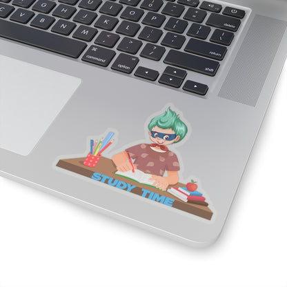 Kiss-Cut Stickers - Super kiddo studying - [[{"value":"Wonderwear Kid"}]]