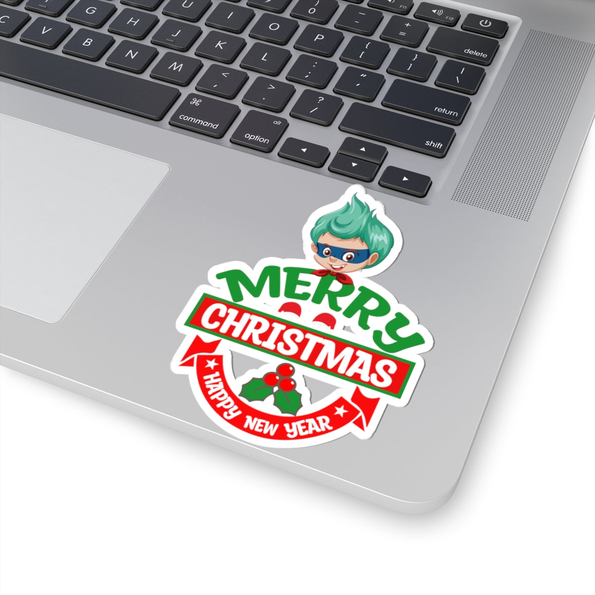 Kiss-Cut Stickers - Merry chridtmas from super kiddo - [[{"value":"Wonderwear Kid"}]]