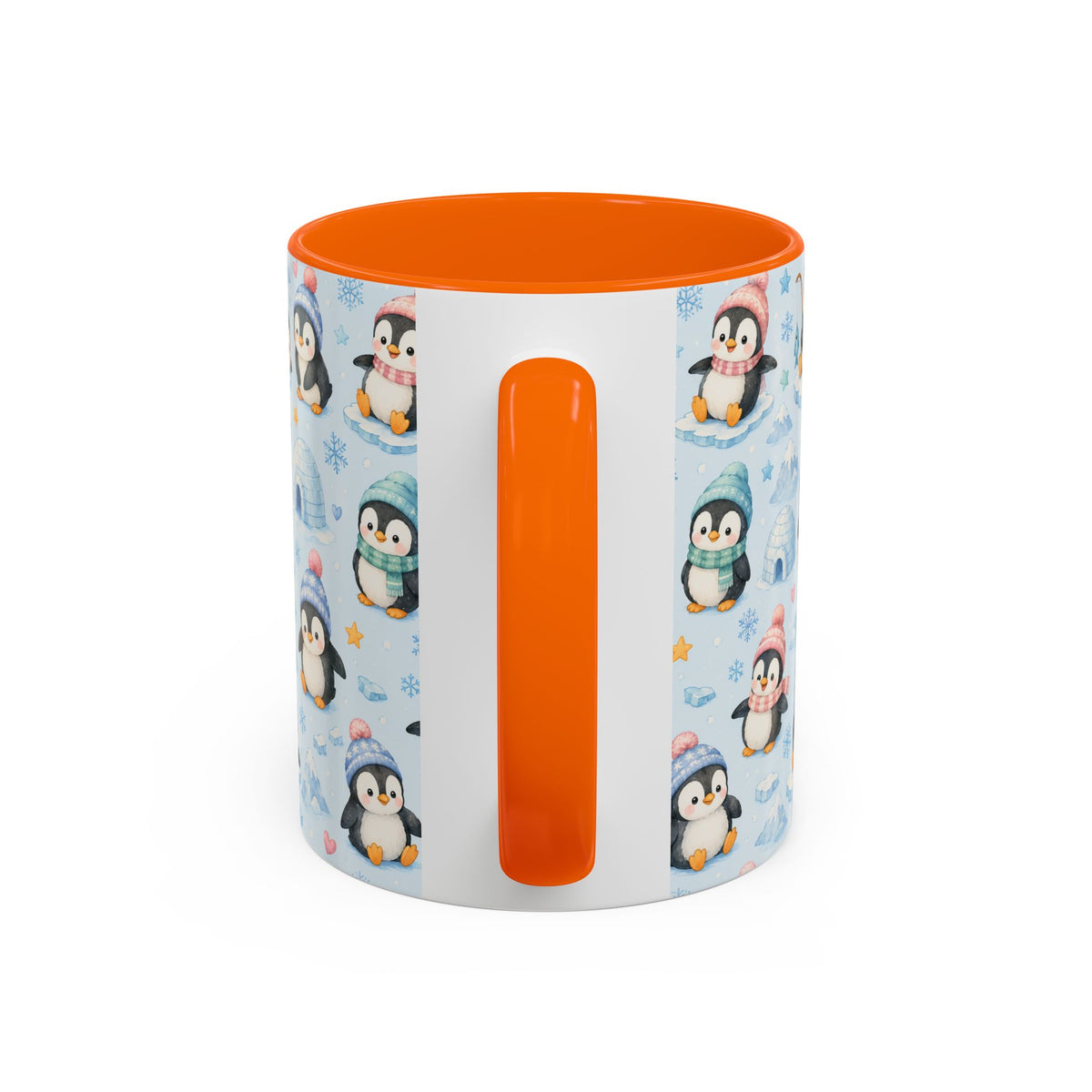 Accent Coffee Mug  (11/15 oz) - Penguin Winter Wonderland
