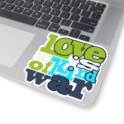 Kiss-Cut Stickers - Love is Kind Printify