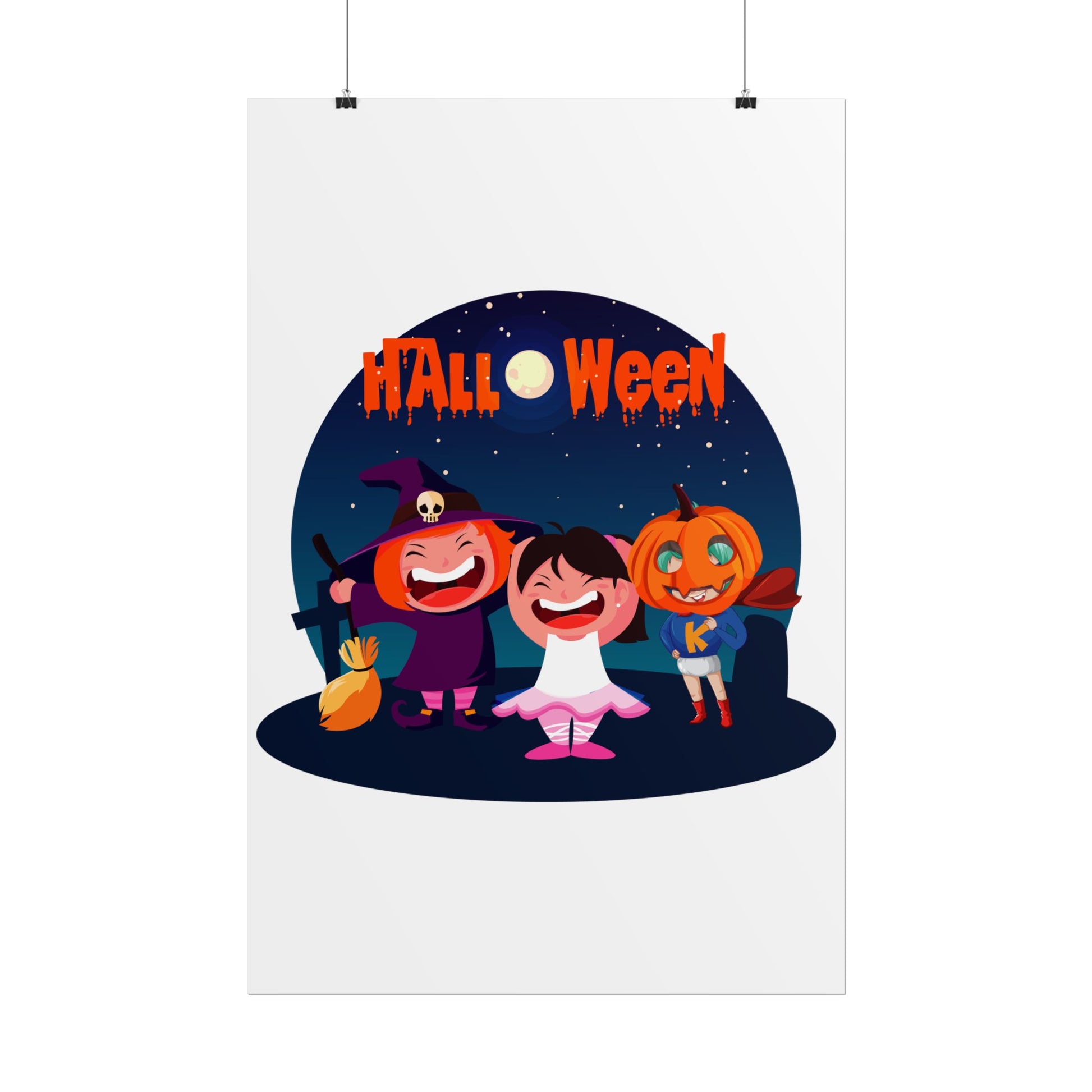 Rolled Posters - Super kiddo wearing pumpkin - [[{"value":"Wonderwear Kid"}]]