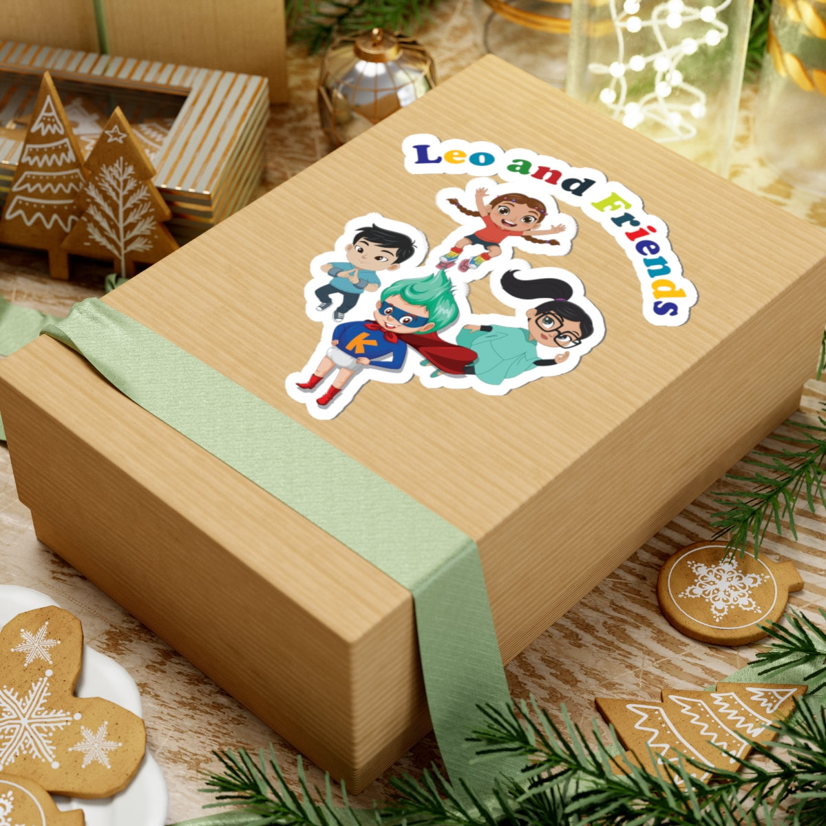 Kiss-Cut Stickers - Leo & Friends - [[{"value":"Wonderwear Kid"}]]