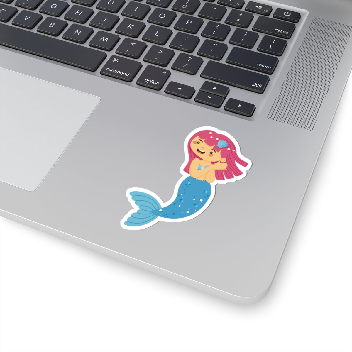 Kiss-Cut Stickers - mermaid blue tail