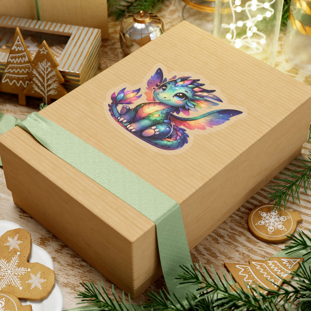 Kiss-Cut Sticker - Whimsical Dragon - [[{"value":"Wonderwear Kid"}]]