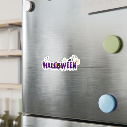 Halloween Kiss-Cut Vinyl Decals – Holloween word Printify