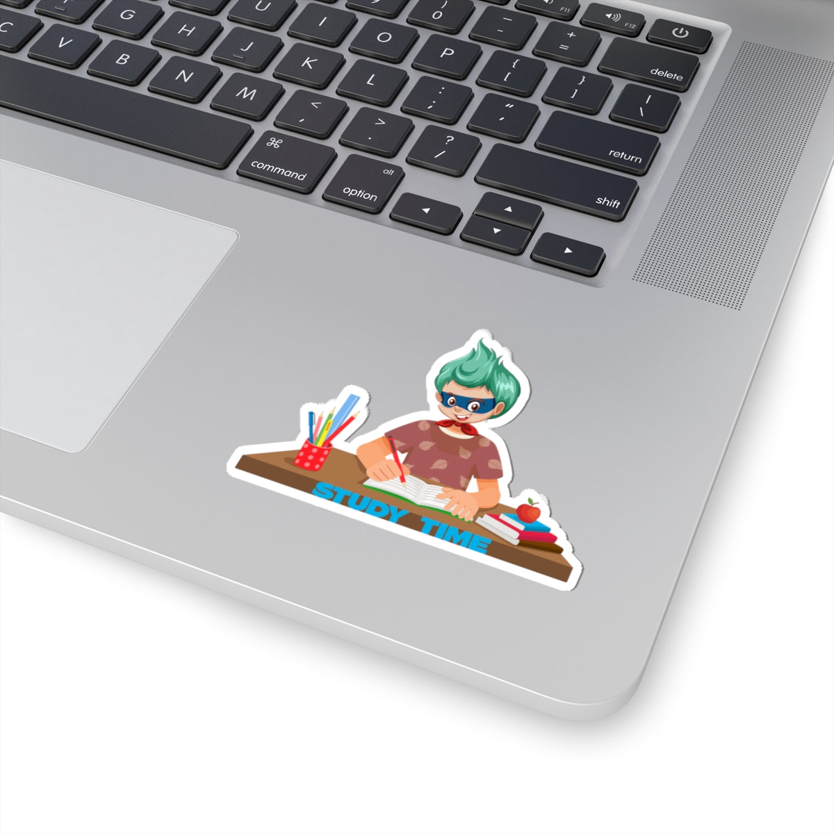 Kiss-Cut Stickers - Super kiddo studying - [[{"value":"Wonderwear Kid"}]]