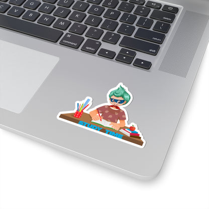 Kiss-Cut Stickers - Super kiddo studying - [[{"value":"Wonderwear Kid"}]]