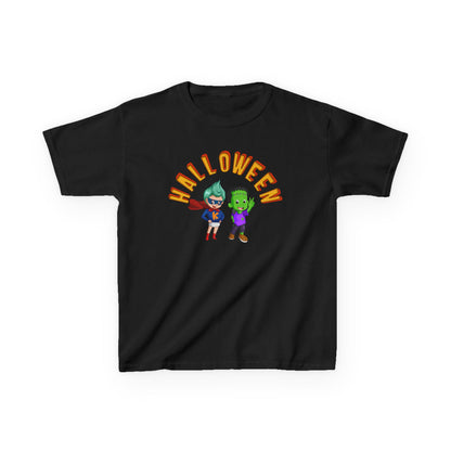 Kids Heavy Cotton™ Tee - Holloween with super kiddo Printify