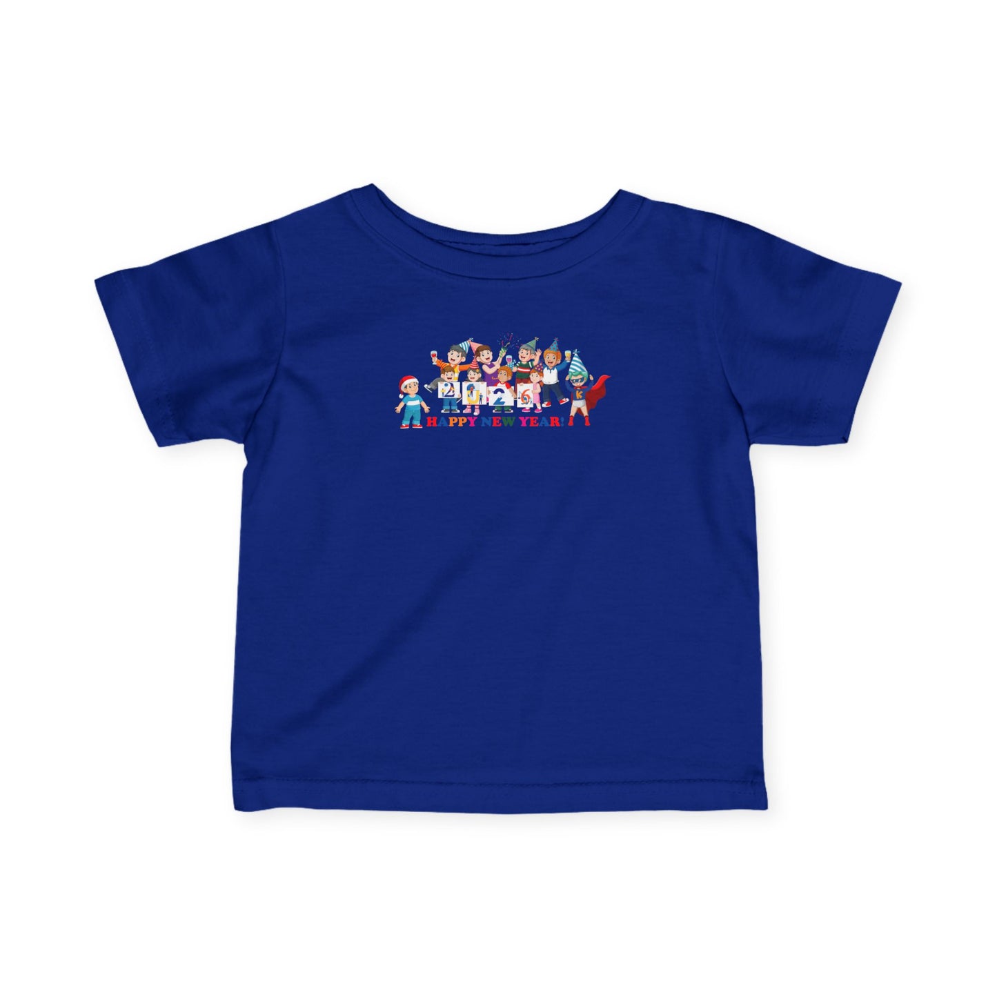 Infant Fine Jersey Tee - Happy new year from super kiddo - [[{"value":"Wonderwear Kid"}]]