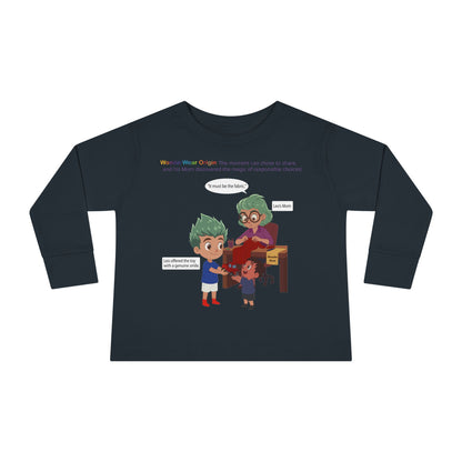 Toddler Long Sleeve Tee - WonderWear Origin - [[{"value":"Wonderwear Kid"}]]