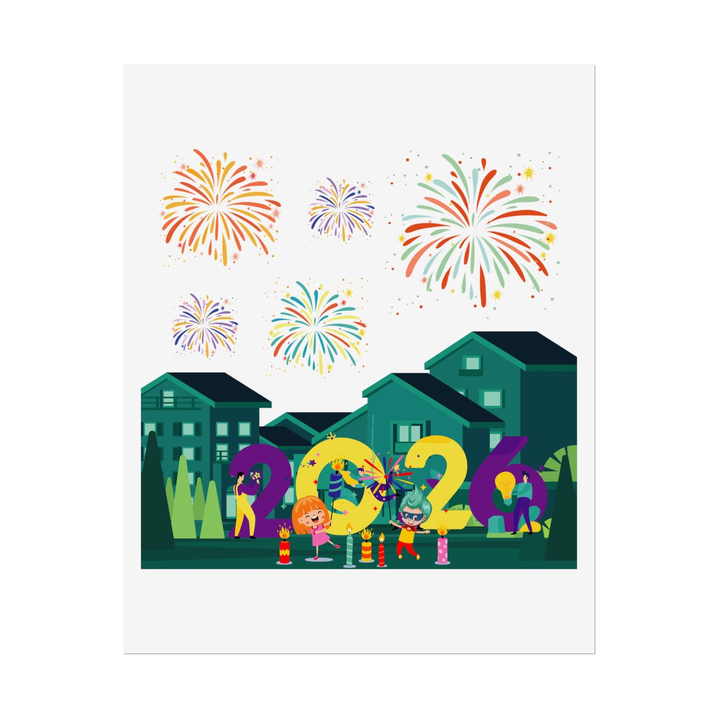 Rolled Posters - Super kiddo on house - [[{"value":"Wonderwear Kid"}]]
