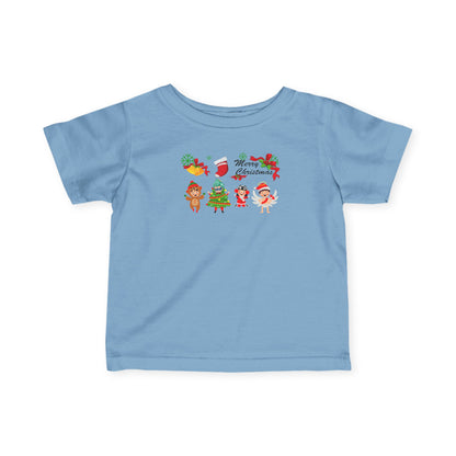Infant Fine Jersey Tee - Merry christmas from super kid - [[{"value":"Wonderwear Kid"}]]