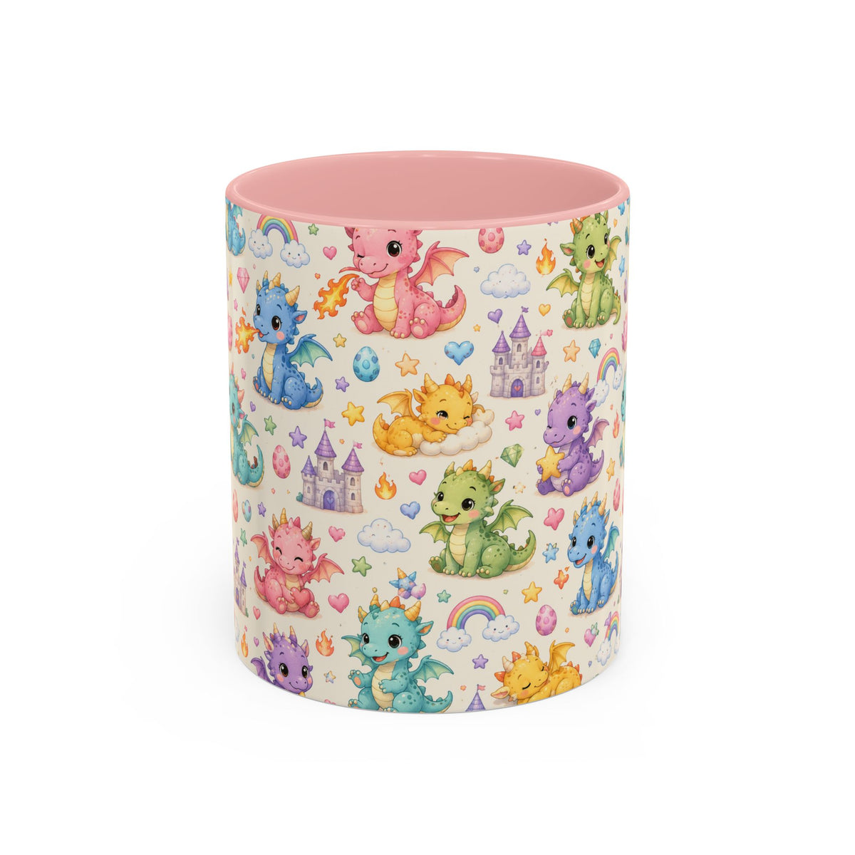 Accent Coffee Mug  (11/15 oz) - Baby Dragon Fantasy