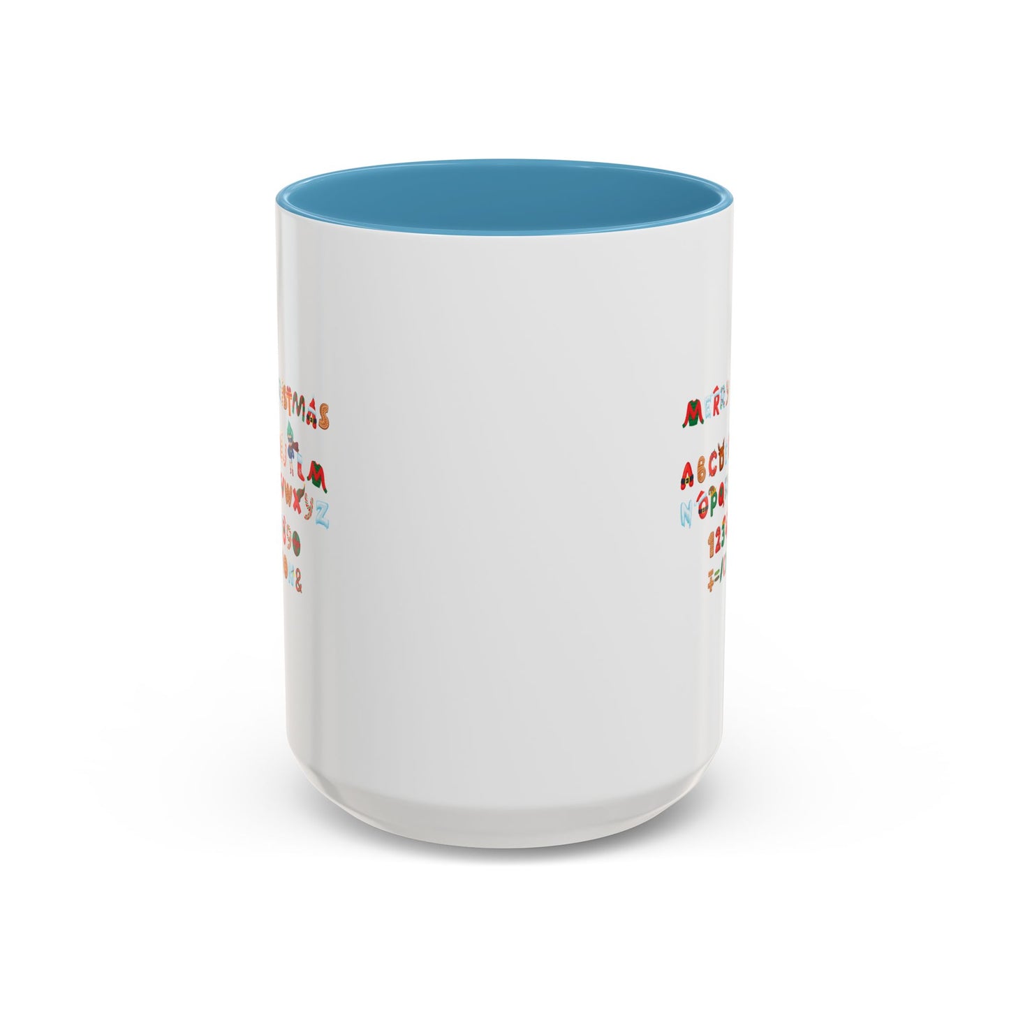 Accent Coffee Mug - Christmas alphabet