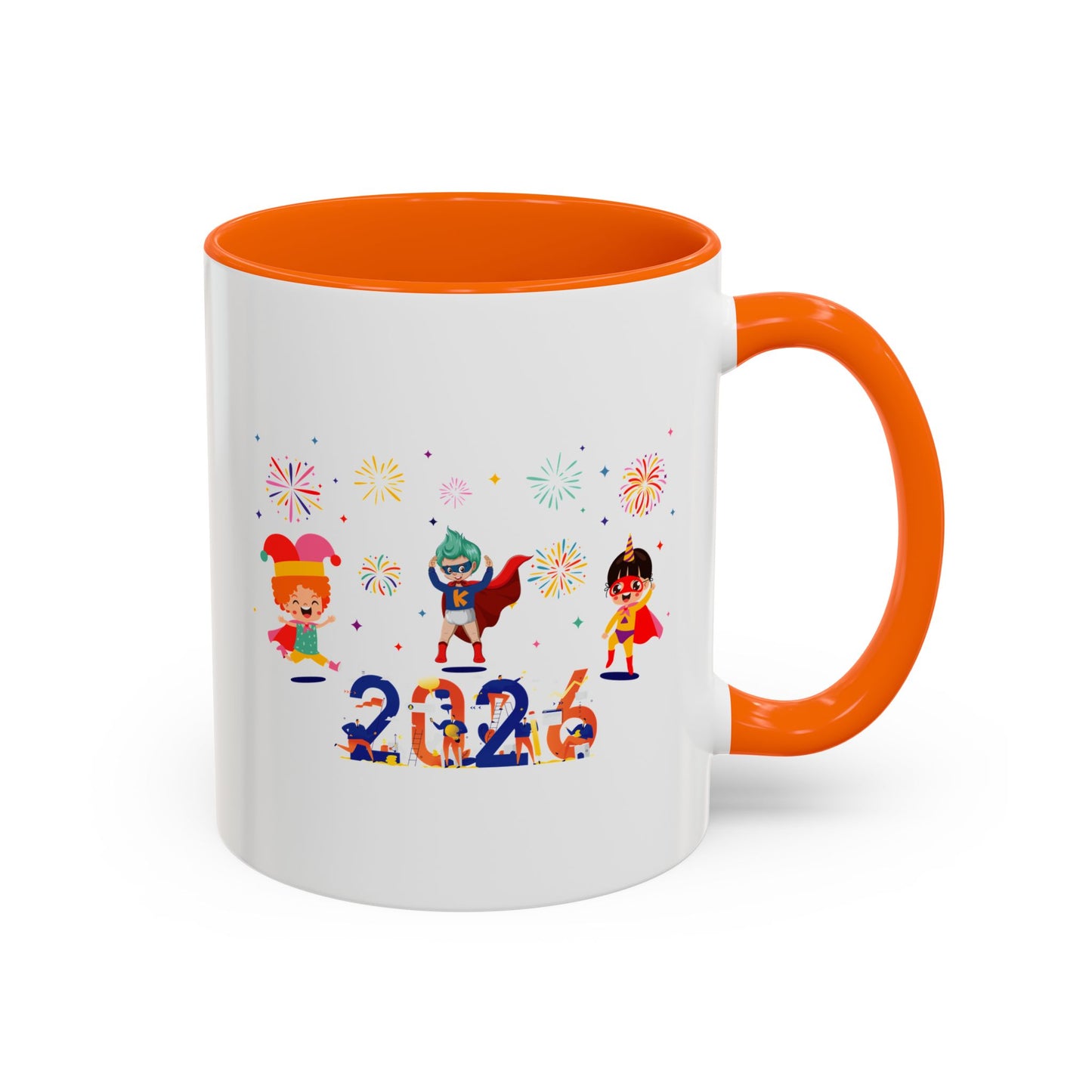 Accent Coffee Mug - Super kiddo and other hero