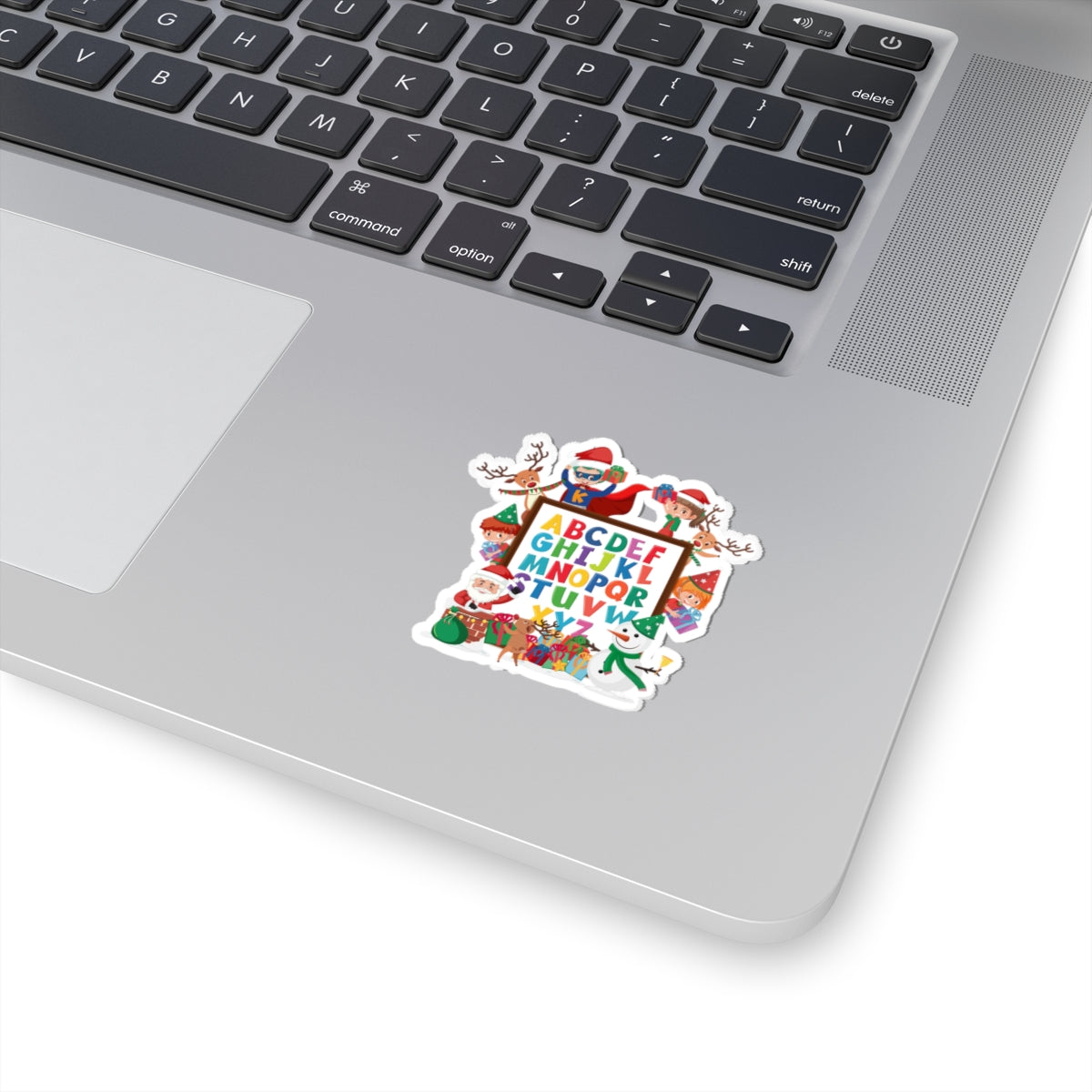 Kiss-Cut Stickers - Christmas alphabet with super kiddo - [[{"value":"Wonderwear Kid"}]]