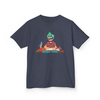 Kids Heavy Cotton™ Tee - Super kiddo studying - [[{"value":"Wonderwear Kid"}]]