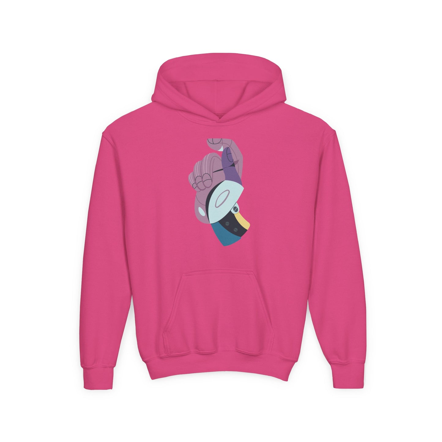 Youth Heavy Blend Hooded Sweatshirt - Hand