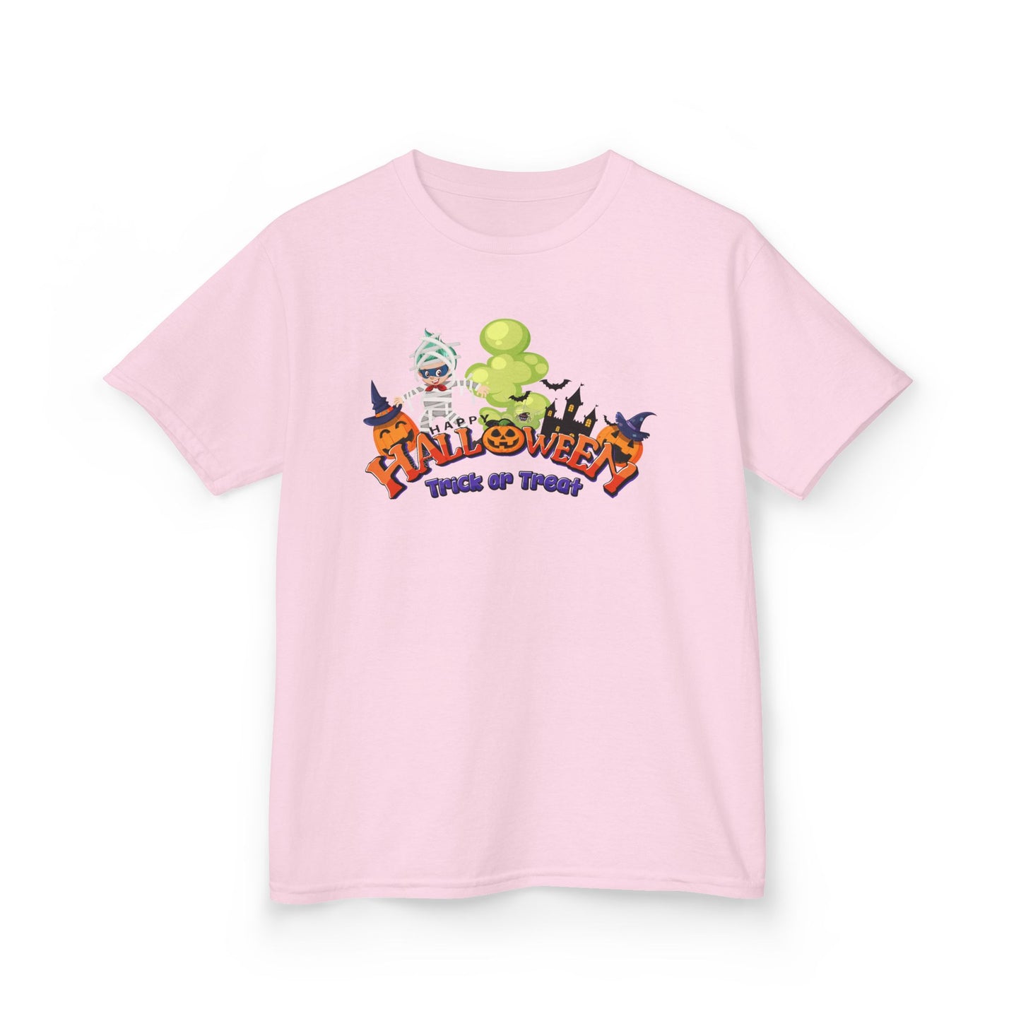 Kids Heavy Cotton™ Tee - Trick or Treat - [[{"value":"Wonderwear Kid"}]]