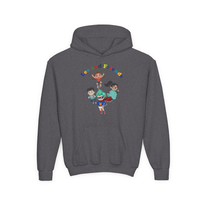 Youth Heavy Blend Hooded Sweatshirt - Leo & Friends - [[{"value":"Wonderwear Kid"}]]