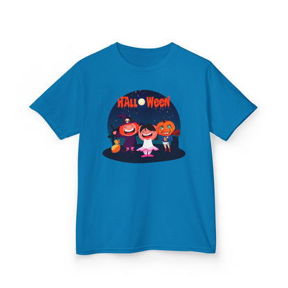 Kids Heavy Cotton™ Tee - Super kiddo wearing pumpkin - [[{"value":"Wonderwear Kid"}]]