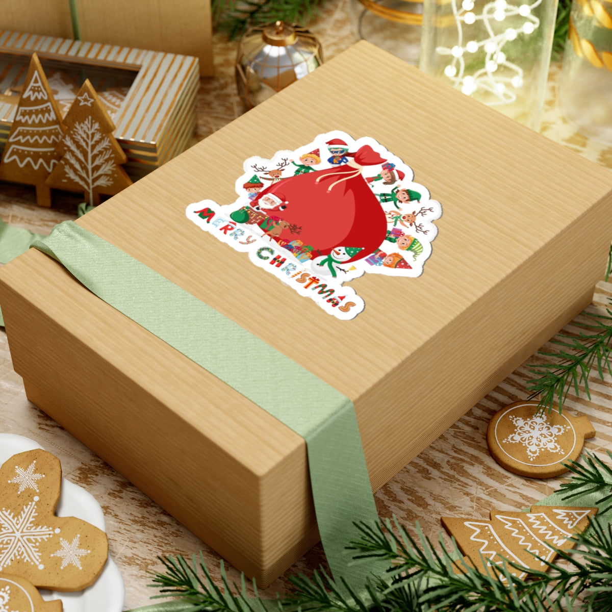 Kiss-Cut Stickers - Super kiddo and big christmas gift - [[{"value":"Wonderwear Kid"}]]
