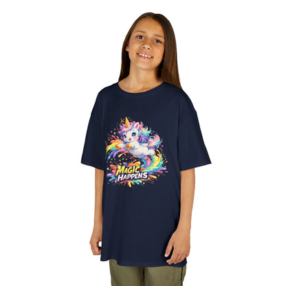 Kids Heavy Cotton™ Tee - Magic Happens