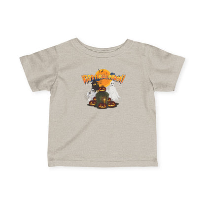 Infant Fine Jersey Tee - Happy holloween - cemetery - [[{"value":"Wonderwear Kid"}]]