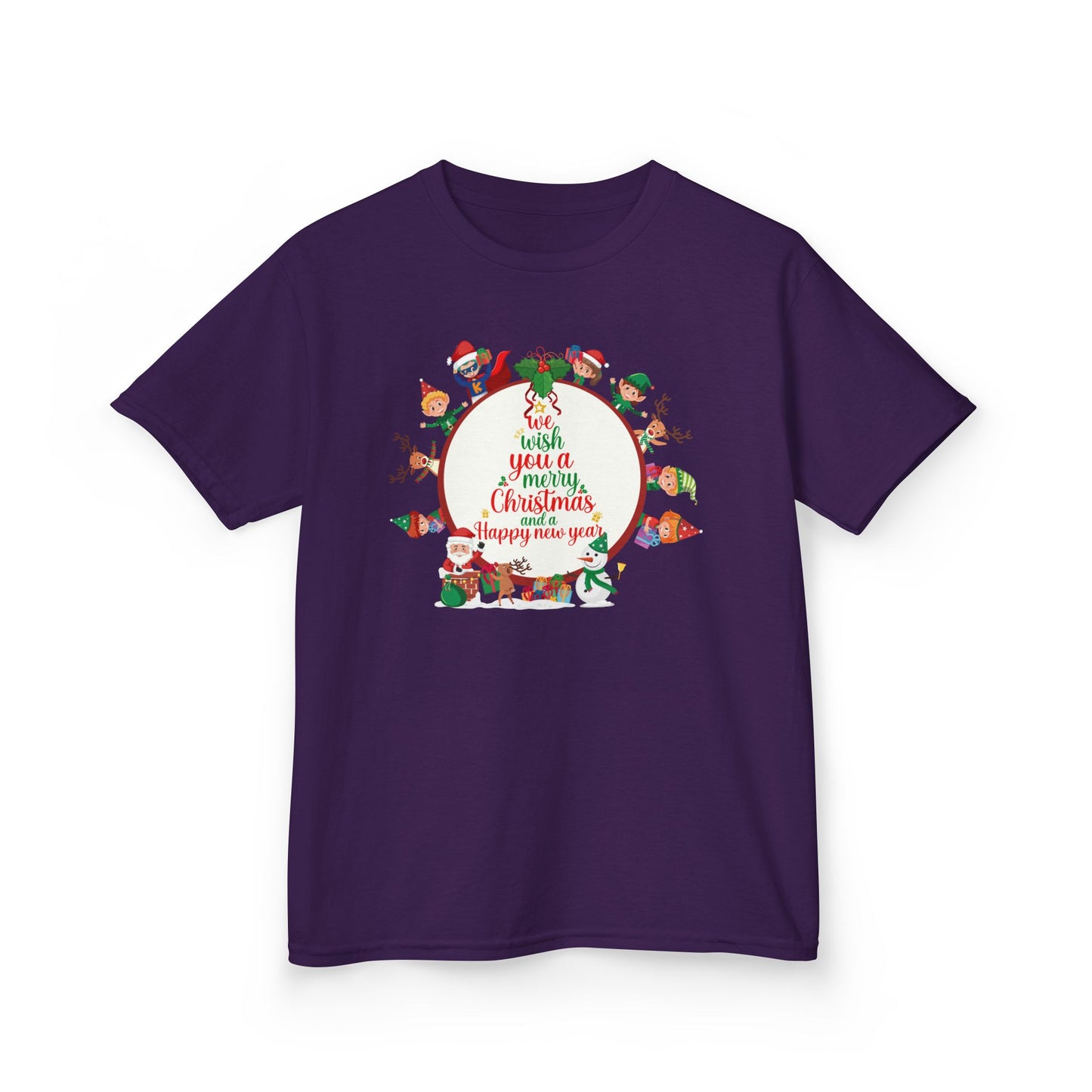 Kids Heavy Cotton™ Tee - We wish you a merry christmas - [[{"value":"Wonderwear Kid"}]]