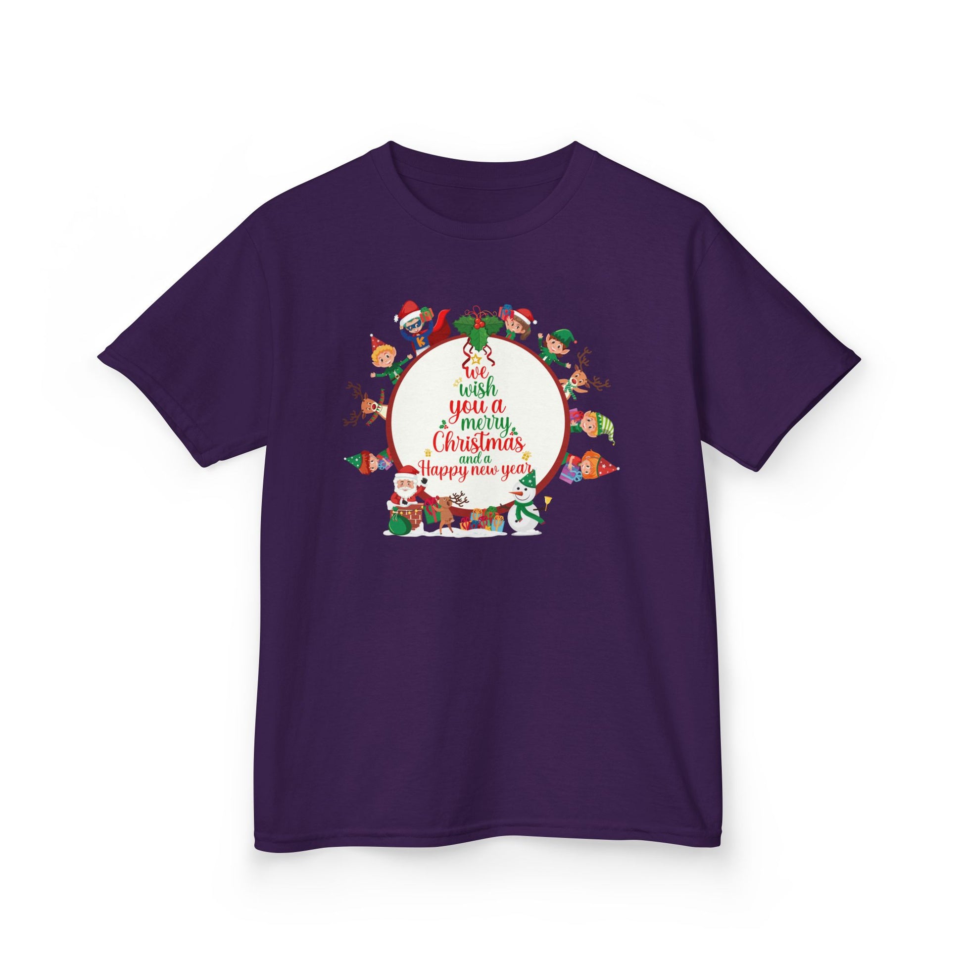Kids Heavy Cotton™ Tee - We wish you a merry christmas - [[{"value":"Wonderwear Kid"}]]