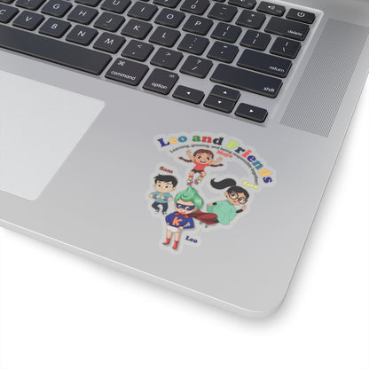 Kiss-Cut Stickers - Leo & Friends - Learning and growing - [[{"value":"Wonderwear Kid"}]]