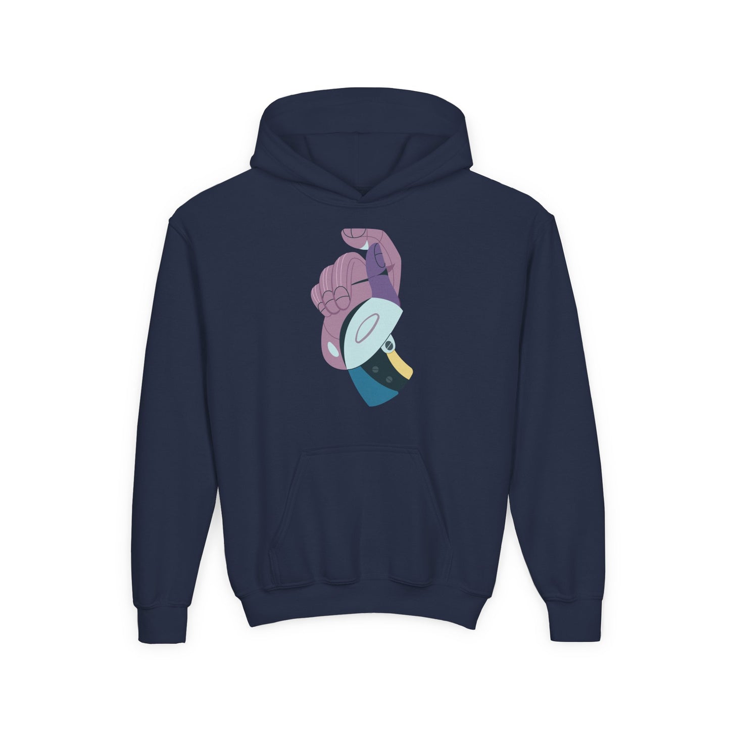 Youth Heavy Blend Hooded Sweatshirt - Hand