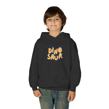 Youth Heavy Blend Hooded Sweatshirt -  Dino-saur Printify