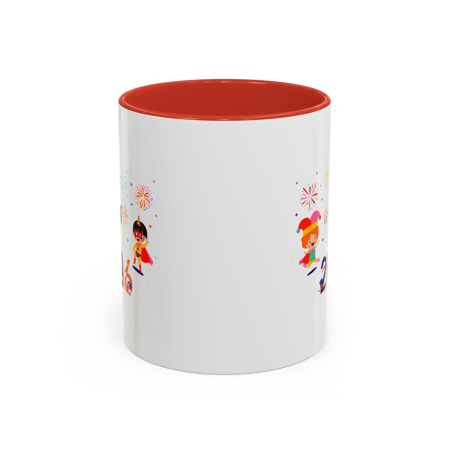 Accent Coffee Mug - Super kiddo and other hero