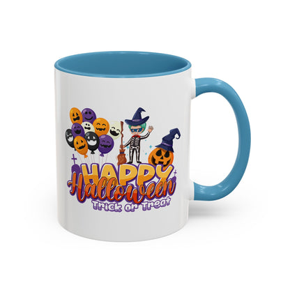 Accent Coffee Mug - Happy halloween trick or treat - [[{"value":"Wonderwear Kid"}]]