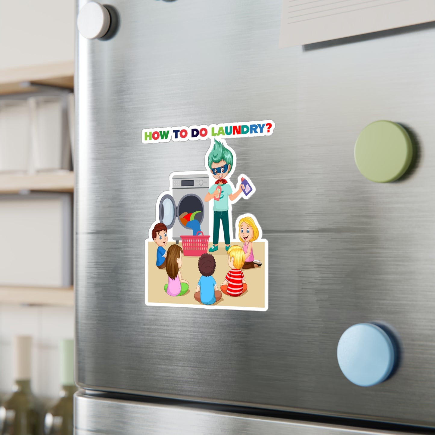 Halloween Kiss-Cut Vinyl Decals – super kiddo teaching laundry - [[{"value":"Wonderwear Kid"}]]