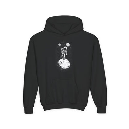 Youth Heavy Blend Hooded Sweatshirt - Cosmic Adventure Printify
