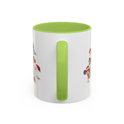 Accent Coffee Mug - Super kiddo making christmas tree - [[{"value":"Wonderwear Kid"}]]