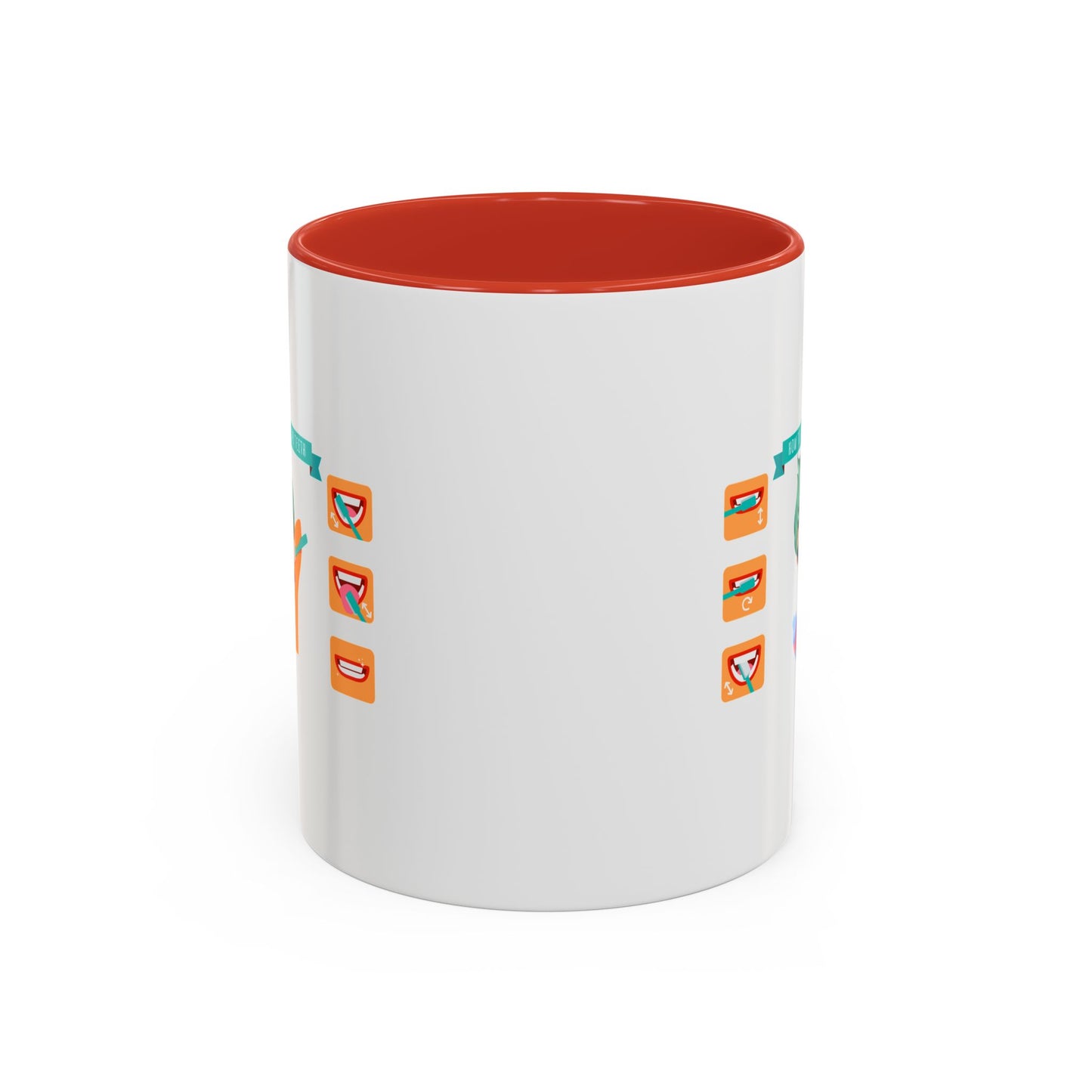 Accent Coffee Mug - Super kiddo how to brush teeth