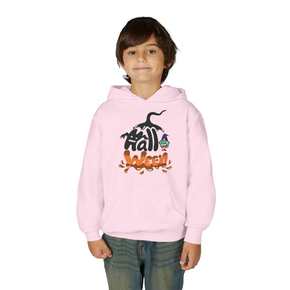 Youth Heavy Blend Hooded Sweatshirt - Holloween Printify
