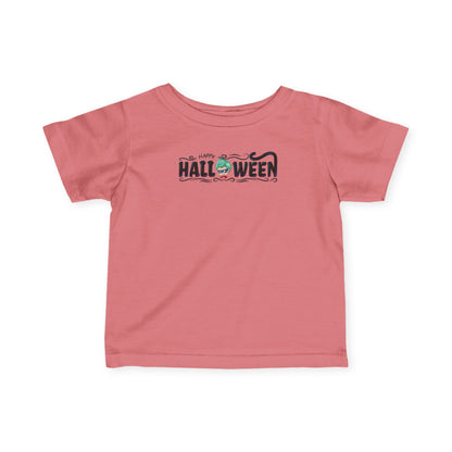 Infant Fine Jersey Tee - Happy halloween by super kiddo Printify