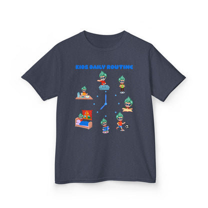 Kids Heavy Cotton™ Tee - Super kiddo daily routine - [[{"value":"Wonderwear Kid"}]]