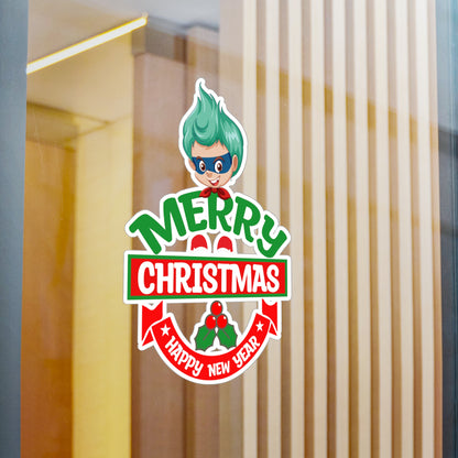 Christmas Kiss-Cut Vinyl Decals – Merry chridtmas from super kiddo - [[{"value":"Wonderwear Kid"}]]