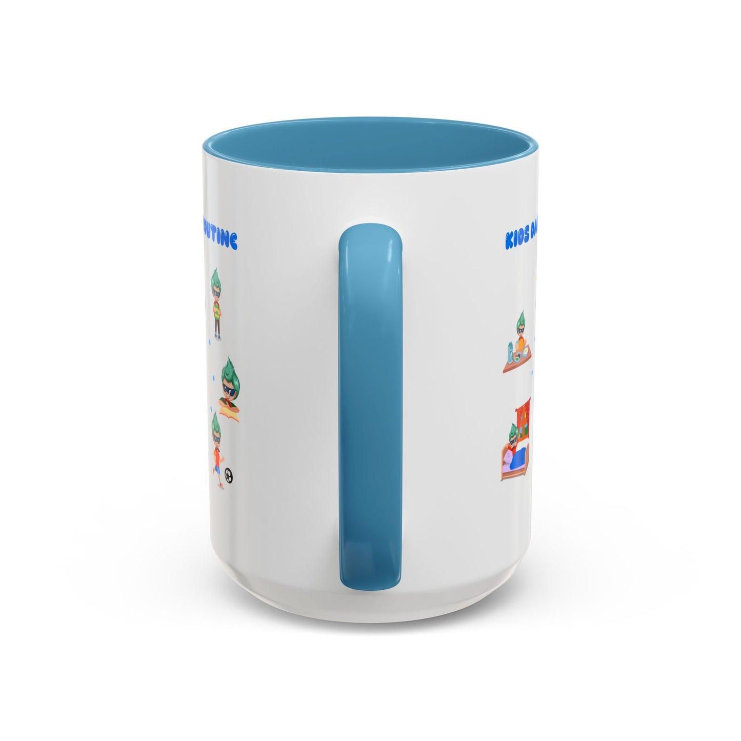 Accent Coffee Mug - Super kiddo daily routine