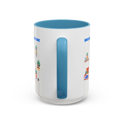 Accent Coffee Mug - Super kiddo daily routine - [[{"value":"Wonderwear Kid"}]]