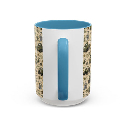 Accent Coffee Mug  (11/15 oz) - Military Kids