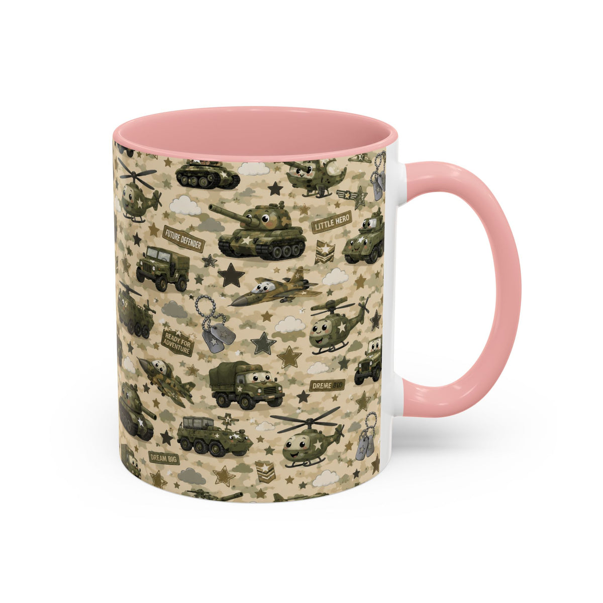 Accent Coffee Mug  (11/15 oz) - Military Kids