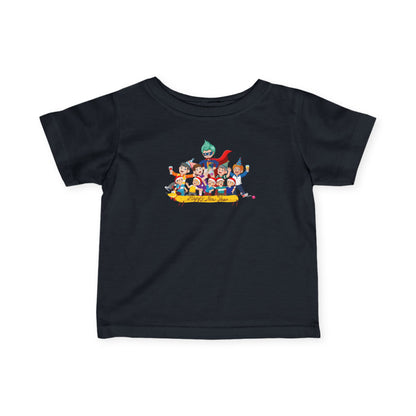 Infant Fine Jersey Tee - Happy new year with friends - [[{"value":"Wonderwear Kid"}]]