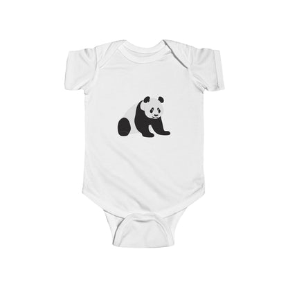 Adorable heh panda infant bodysuit Printify
