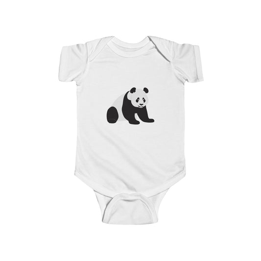 Infant Fine Jersey Bodysuit - Heh panda